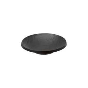 Assiette Textura Ø6cm noir